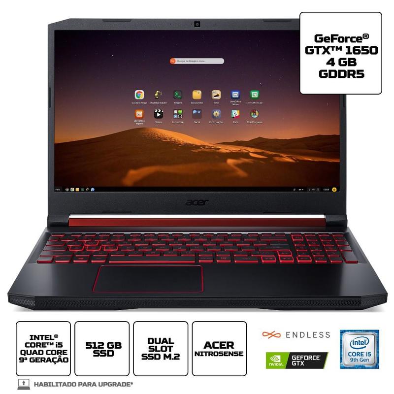 ノートパソコン Acer Nitro5 AN515-52-JF76A5/F Notebook Gamer Acer Aspire Nitro 5 AN515-52-54AM Intel® Core™ i5